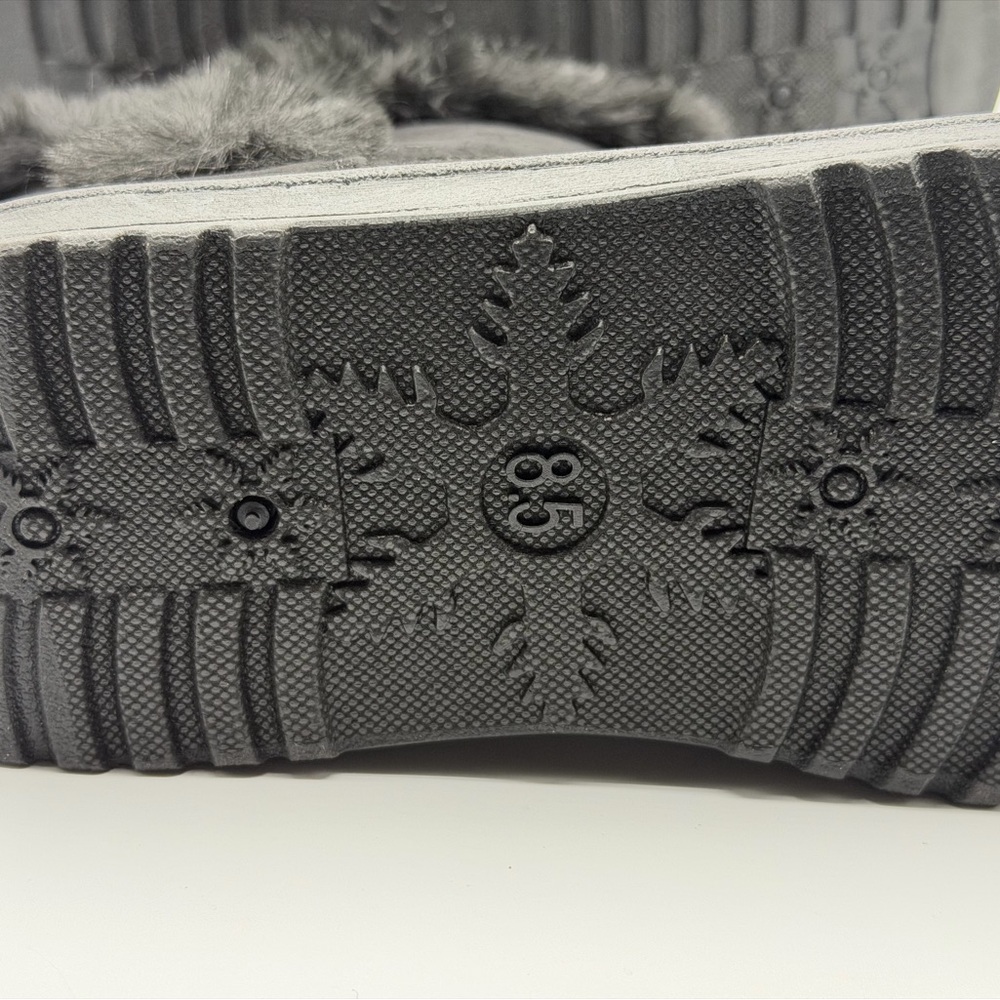 Brand New Women's SO Paulina Black Faux Fur-Lined Winter Boots Size 8.5 - Picture 11 of 15